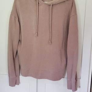 Hooded Pink Sweatshirt Medium